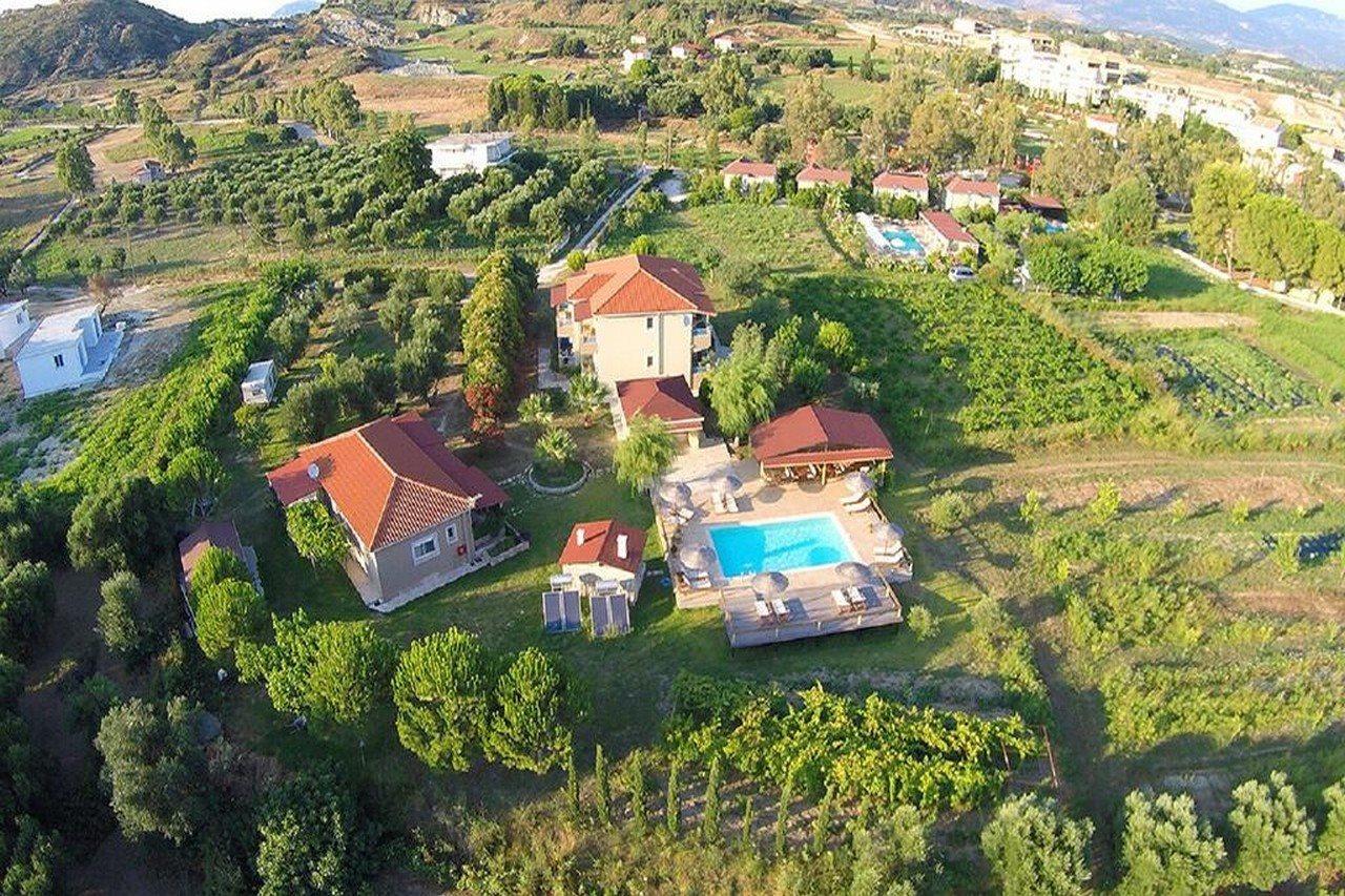Aggelina S Apartments Xi Beach Bagian luar foto