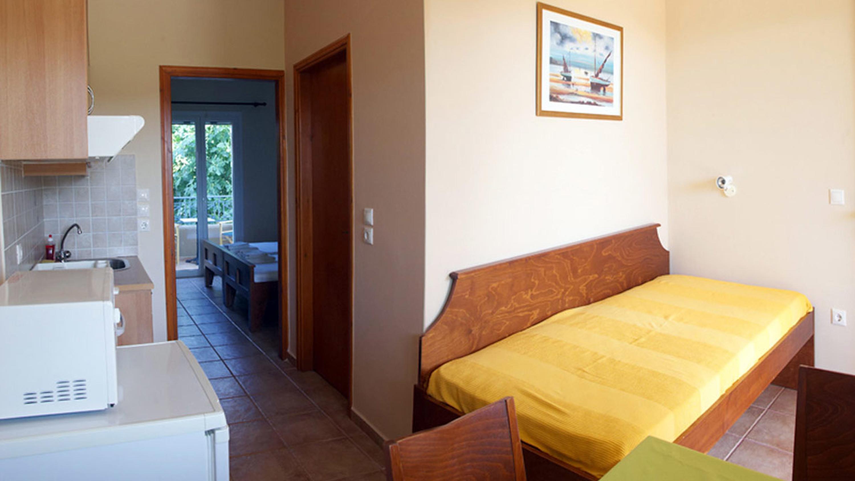 Aggelina S Apartments Xi Beach Bagian luar foto