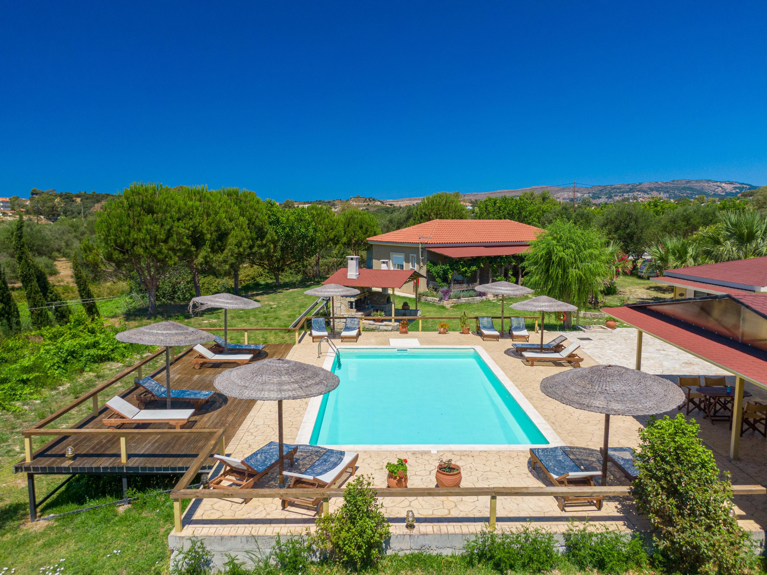 Aggelina S Apartments Xi Beach Bagian luar foto